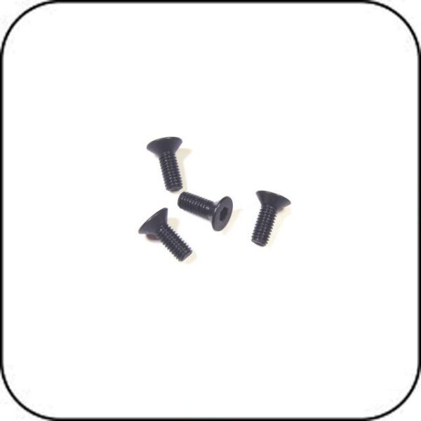 SF3X8 - M3x8 Flat Head Screw x 4