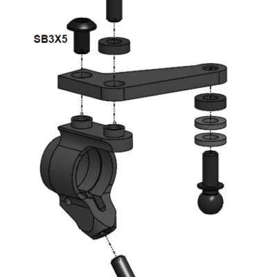 SB3X5/10 - M3x5 Button Head Screw x10