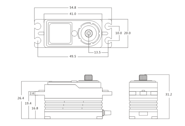 SRT BH615S HV BRUSHLESS Servo — изображение 5
