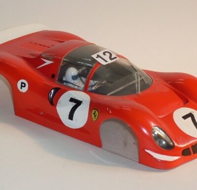 Кузов Ferrari 330 P4 1968, ПВХ толщиной 0.4 мм (с масками)