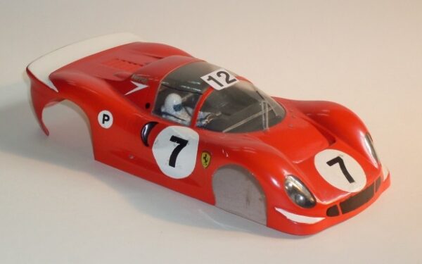 Кузов Ferrari 330 P4 1968, ПВХ толщиной 0.4 мм (с масками)