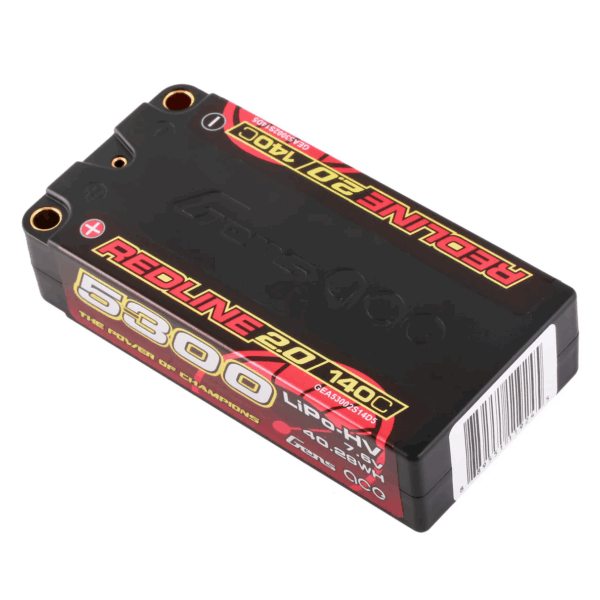 Gens ace Redline 2.0 Series 5300mAh 2S2P 7.6V 140C HardCase HV Lipo — изображение 2