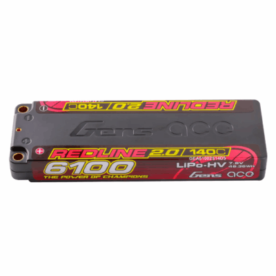 Gens ace Redline 2.0 Series 6100mAh 2S 7.6V 140C HardCase HV Lipo