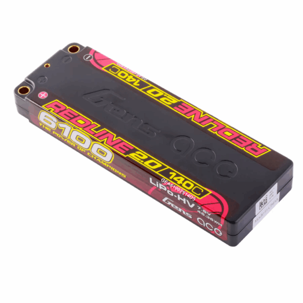 Gens ace Redline 2.0 Series 6100mAh 2S 7.6V 140C HardCase HV Lipo — изображение 3