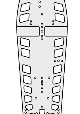 WeiRC стальное шасси для Awesomatix A800FXR с крепежом