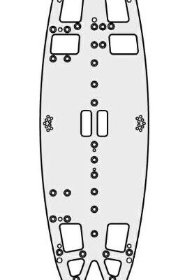 WeiRC стальное шасси для Awesomatix A800R/RR с крепежом
