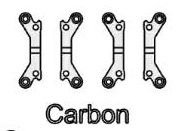 WeiRC карбоновые крепления верхних рычагов для Awesomatix R/RR/FXR