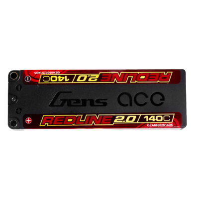 Gens ace Redline 2.0 Series 6600mAh 2S 7.6V 140C HardCase HV Lipo