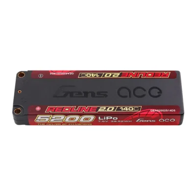 Gens ace Redline 2.0 5200mAh 7.6V 140C 2S HardCase